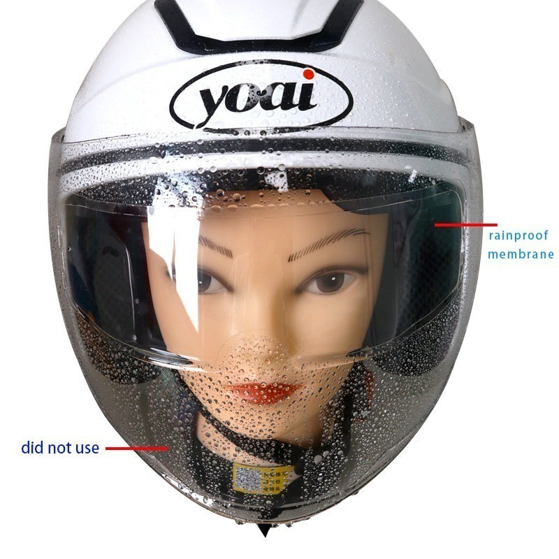 Film anti-buée transparent pour casque de moto, autocollant de degré de brouillard de lentille, conduite de sécurité, accessoires de casque, 3 styles