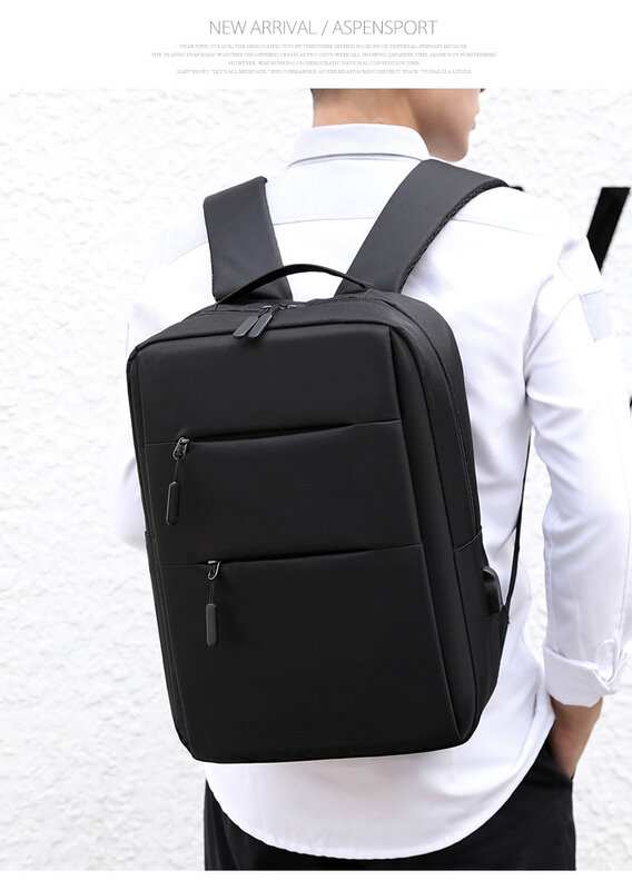College Schoolbag Backpack 15.6-inch Computer Men Women Business Travel Bag Multifunctional USB Charging Shoulder Bags