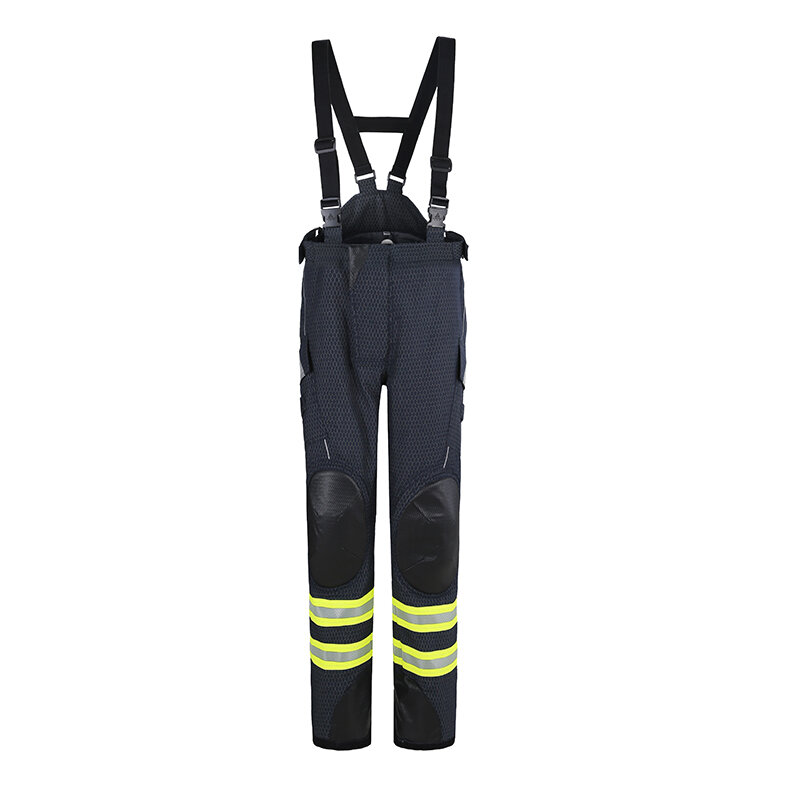 ネイビーブルーの消防士スーツ、CE認定、en469
