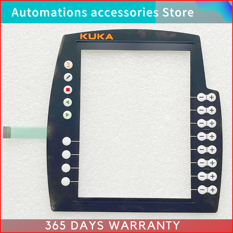 Clavier tactile avec interrupteur à Membrane, Compatible avec KUKA Robot KRC5, boîte d'enseignement 00 – 291 – 556, 2 écrans tactiles en verre