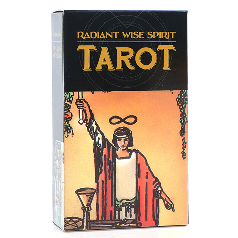 Cartes de tarot Radiant Wise Spirit, jeu de société en anglais, prédiction des jeux
