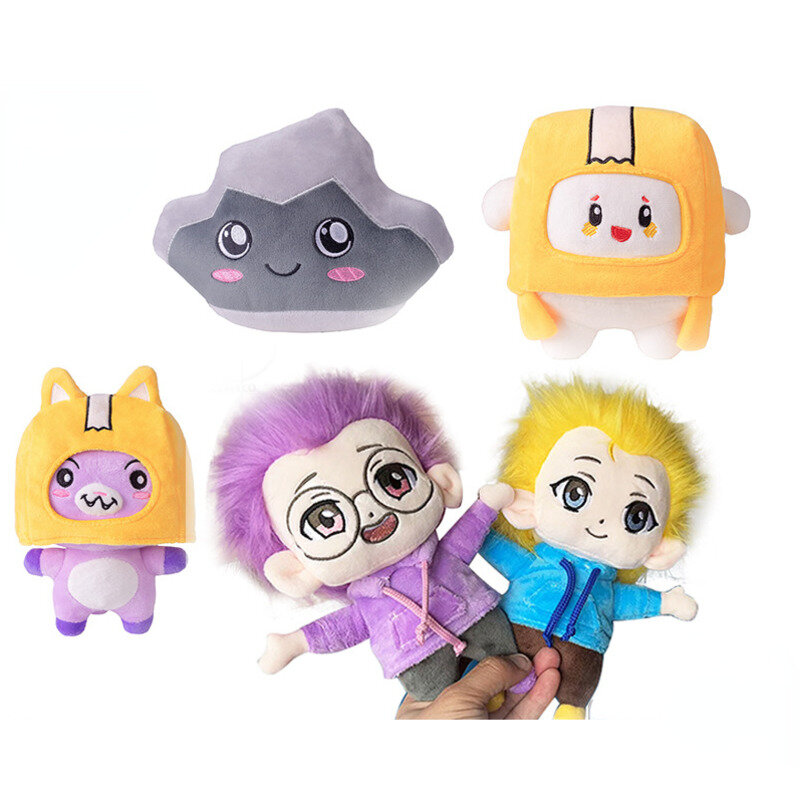 20-30cm LankyBoxes Plush Toy Kawaii Stuffed Animals Doll Soft Cartoon Animal Figure Pillow Birthday Gift For Children