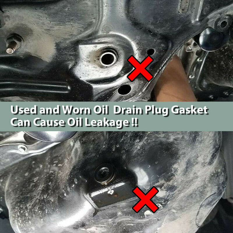 20/10PCS Aluminum Oil Drain Plug Washer Gasket For Lexus #90430-12031/1210154042/1210154062/1210154130/1210163011