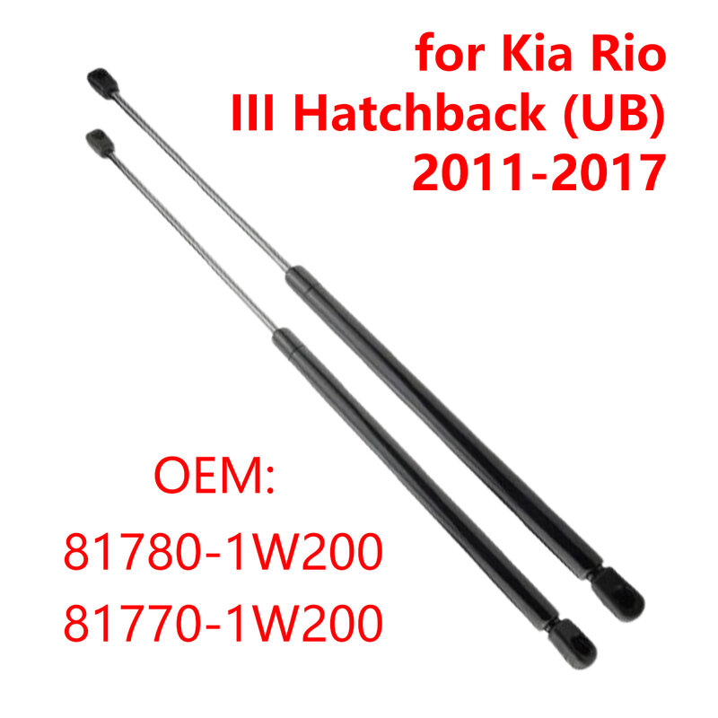 81780-1W200 Car Rear Boot Trunk Tailgate Gas Strut Damper Support Shock Bar 81770-1W200 for Kia Rio III Hatchback (UB) 2011-2017