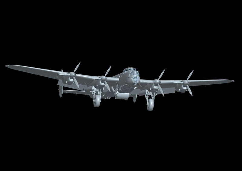 Modelo HK 01E011 a escala 1/32 Avro Lancaster B Mk.III Dambuster (modelo de plástico)