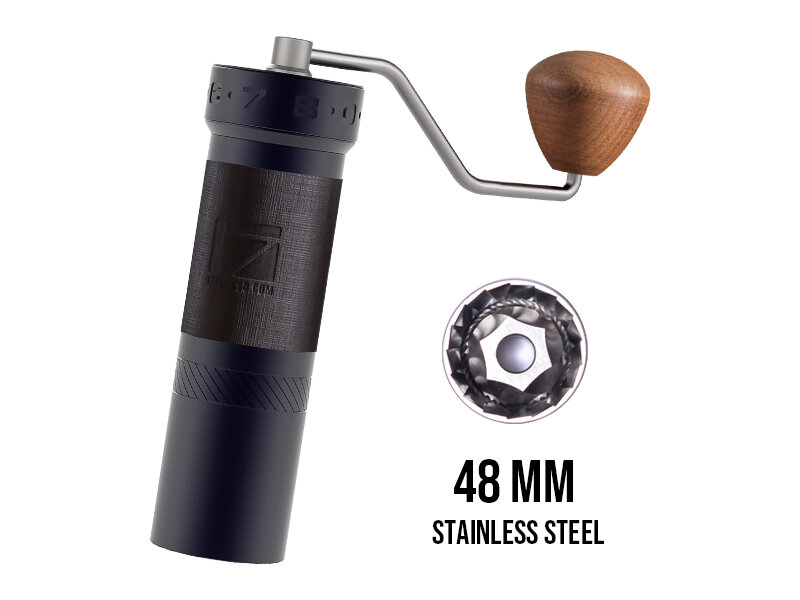 1Zpresso ZP6 ręczny młynek do kawy 48mm zadziorów drobniejszy mechanizm regulacji przeznaczony głównie do przelania