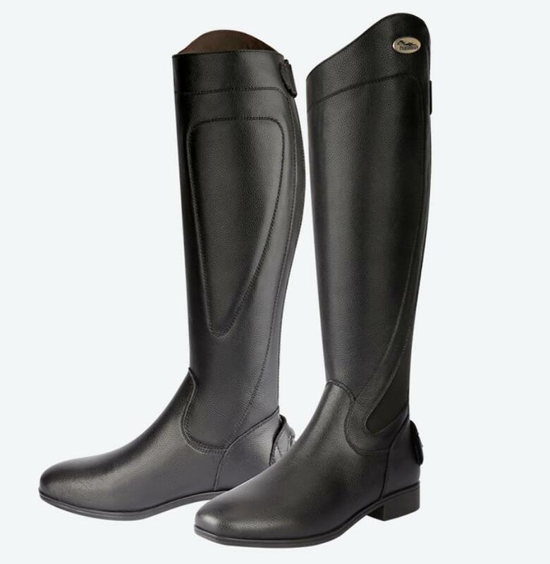 Adult Horse Equestrian Riding Long Boots, top-grain cow leather