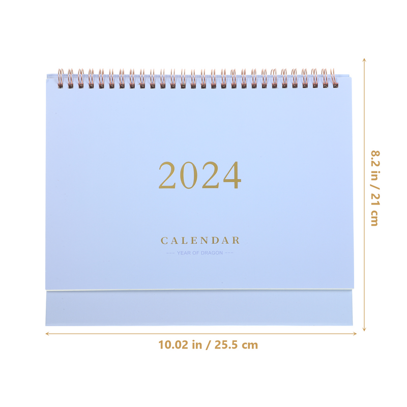 Delicate Desk Calendar para Home Office e Escola, Desktop Calendar, Uso Diário, Agendar Decoração