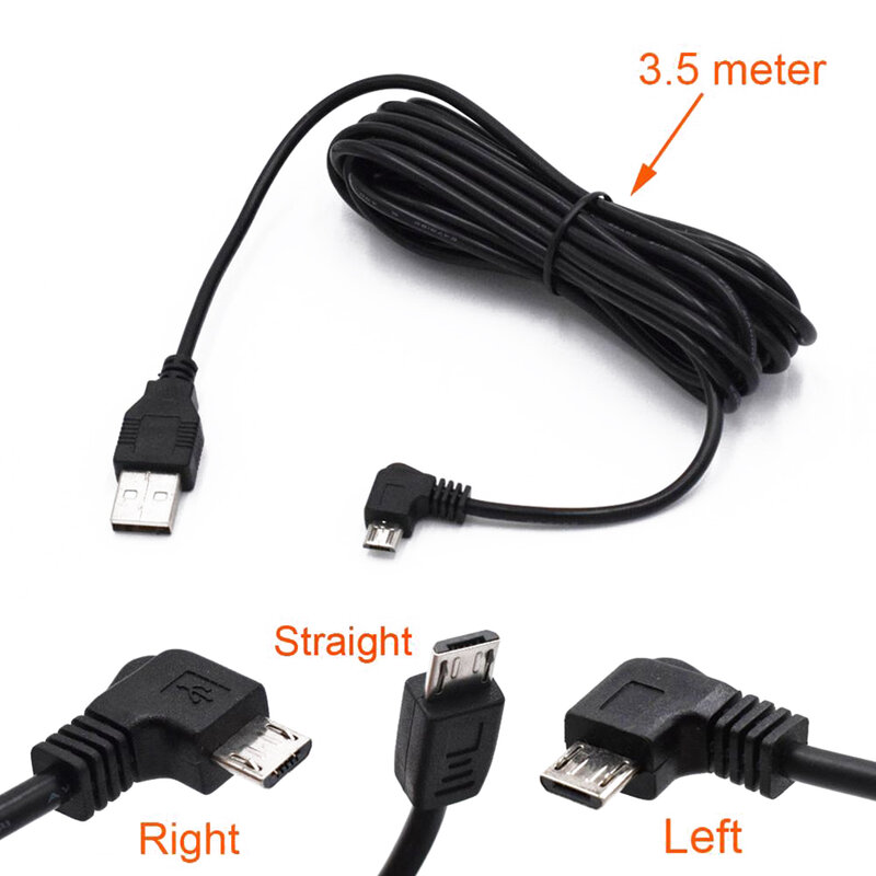 Langdurig En Duurzaam Voor Auto Opladen Micro Usb Kabel Voor Auto Dvr Camera En Gps Pad Mobiele 3 5M 11 48ft