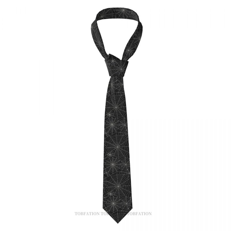 Spinne Seide Spinne neue 3D-Druck Krawatte 8cm breite Polyester Krawatte Hemd Zubehör Party Dekoration