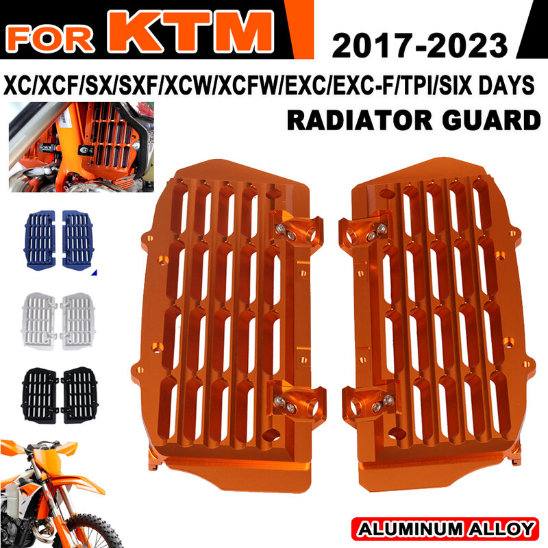 Для KTM EXC XCF XC EXCF XCFW TPI шесть дней 125 250 300 350 400 450 500 2017-2022 2023 радиатор решетка радиатора Защитная крышка гриля