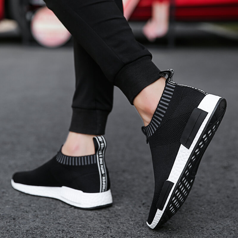 Men's Breathable Running Shoes 47 Casual Fashion Outdoor Mens Sports Shoes 46 Light Socks Large Size Men's Jogging Sneakers