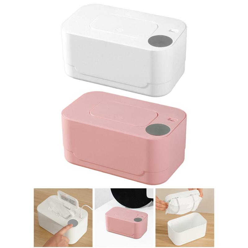 Wipe Warmer Mini Quiet Reusable Wet Wipe Dispenser Portable Digital Display for Household Travel Outdoor Home Wet Tissue