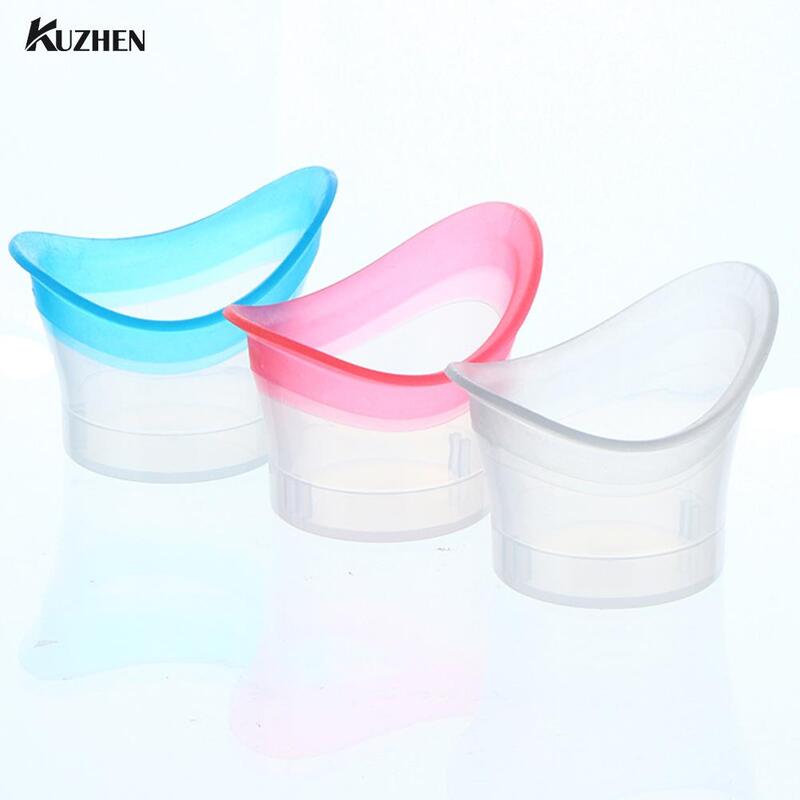 Reutilizável Silicone Eye Wash Cup para Idosos Mulheres Homens e Crianças, Soft Bath Cup, 2pcs