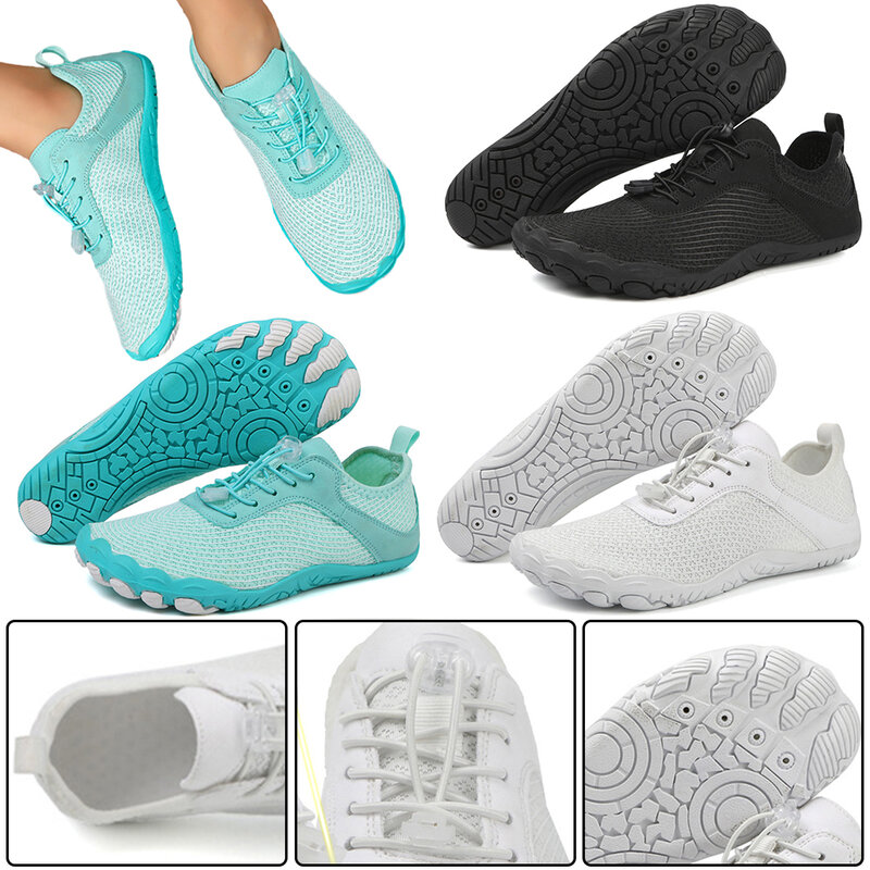 Aqua Schoenen Voor Mannen Vrouwen Ademende Blootsvoets Schoenen Outdoor Atletische Sportschoenen Voor Wandelen Duiken Varen Buiten Watersporten