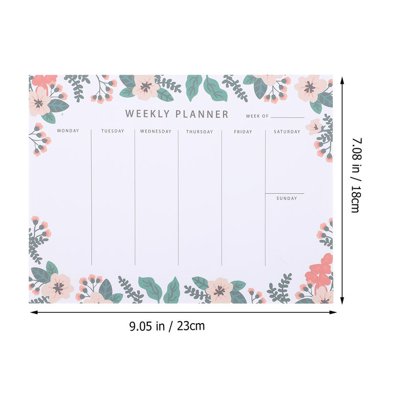 Mensal Planner Task Pad, Desk Notepad, Notebook Note Pad, Organizadores Planner, Monthly Display Borders for Classrooms