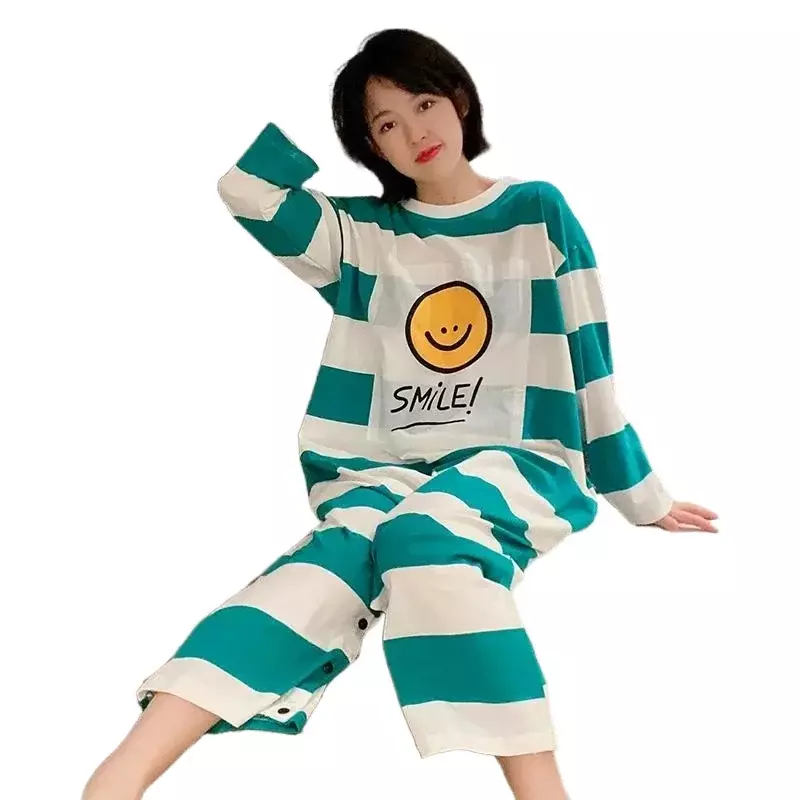 Летняя Пижама 780526003, женская летняя Милая цельная пижама из чистого хлопка с коротким рукавом, можно носить на улице, хлопковая домашняя одежда