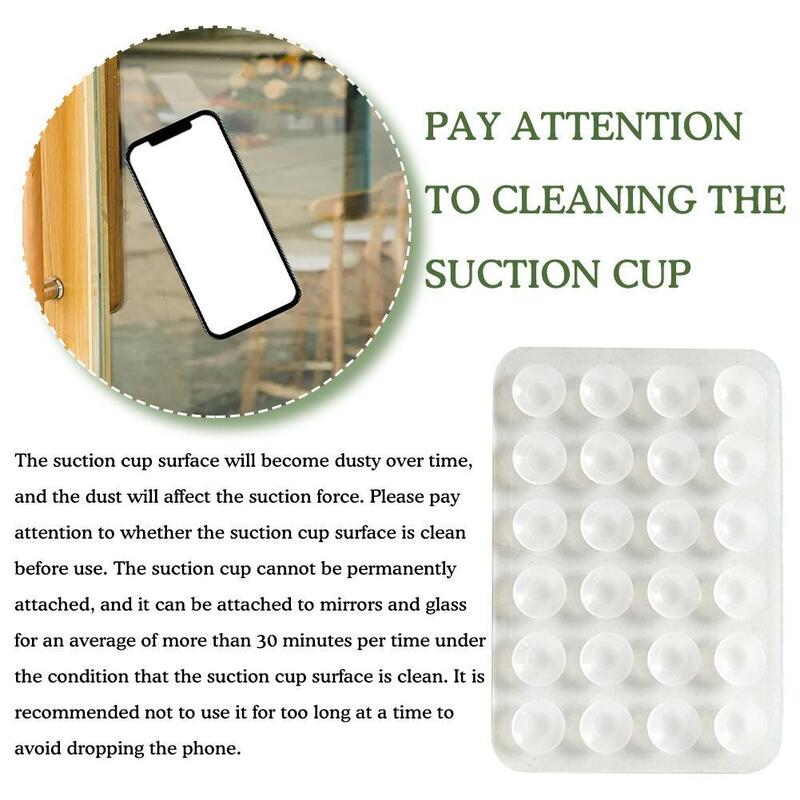 For Cell Phone Silicon Suction Adhesive Phone Stand Sticky For Selfies And Videos Hands-Free Phone Accessories Holder
