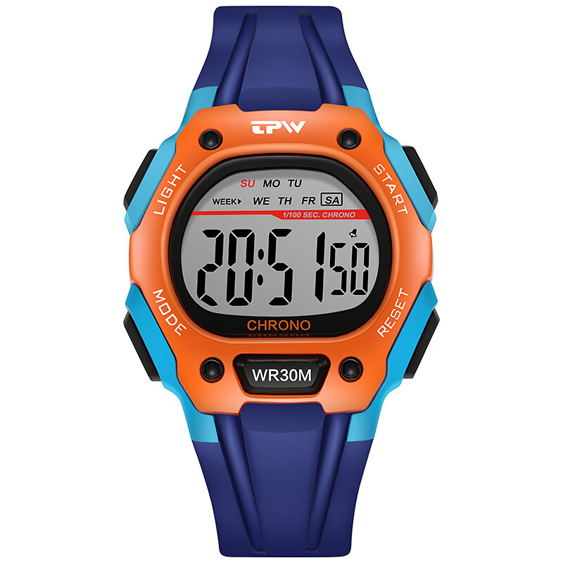 TPW-reloj Digital de 39mm para mujer, dispositivo resistente al agua hasta 3ATM