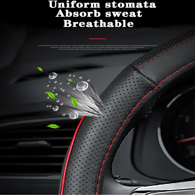 Car Steering Wheel Cover for DFSK Dongfeng Glory 580 PRO Glory 500 ix7 S560 ix5 580 330 330S S370 2015 - 2024 Auto Accessories