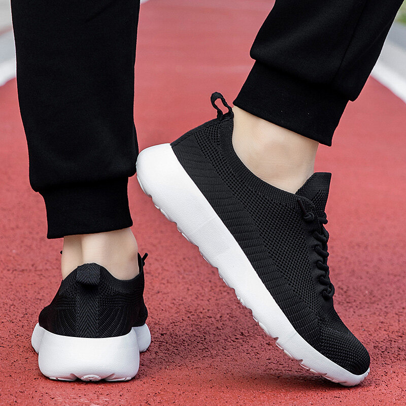 2024 più scarpe casual sportive da uomo e da donna duozone da passeggio scarpe in rete leggera con suola morbida scarpe da passeggio con cintura bassa