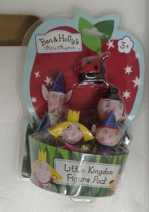 شخصية حركة المملكة الصغيرة من بولي كلوريد الفينيل بن وهولي للأطفال ، ألعاب كرتونية ، هدية عيد الميلاد وعيد الميلاد