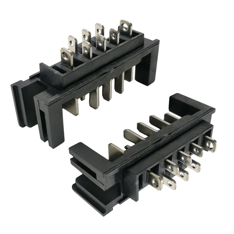 Terminal conector de cargador de batería de iones de litio, 2 piezas, DCB112, DCB115, DCB105, DCB090, adaptador USB Compatible con Dawalt 14,4 V 18V