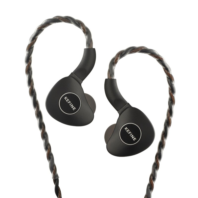 Kefine-Écouteurs intra-auriculaires KZ, oreillettes filaires, design ergonomique, avec poignées, câble amovible, 14.5mm, IEM HiFi, 7Hz