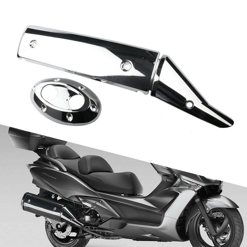Для SilverWing GT серебряное крыло 600 400 мотоциклетный хромированный глушитель изоляционная крышка выхлопной трубы крышка глушителя
