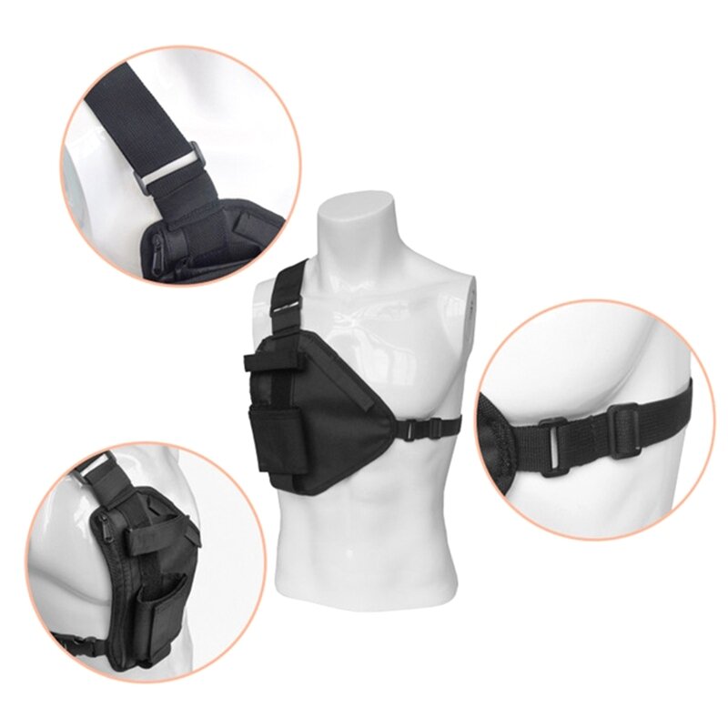 Y1UC Neue Chest Rig Streetwear Funktionale Harness Brusttasche für Shoulder Adjusta