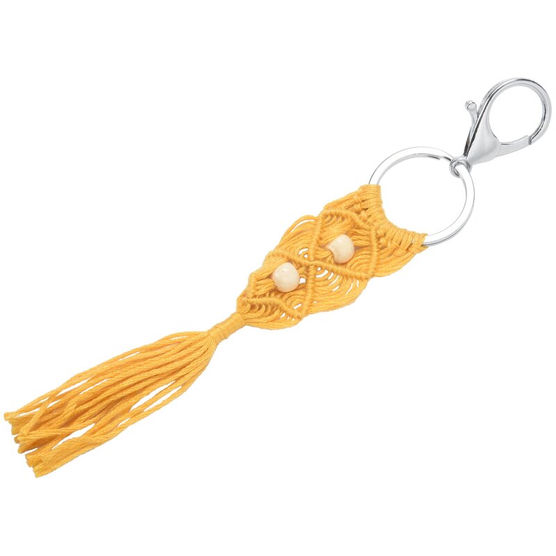 Macrame Keychain Handmade Tassel Keychain Shell Key Chain Key Ring Best Friend Gifts