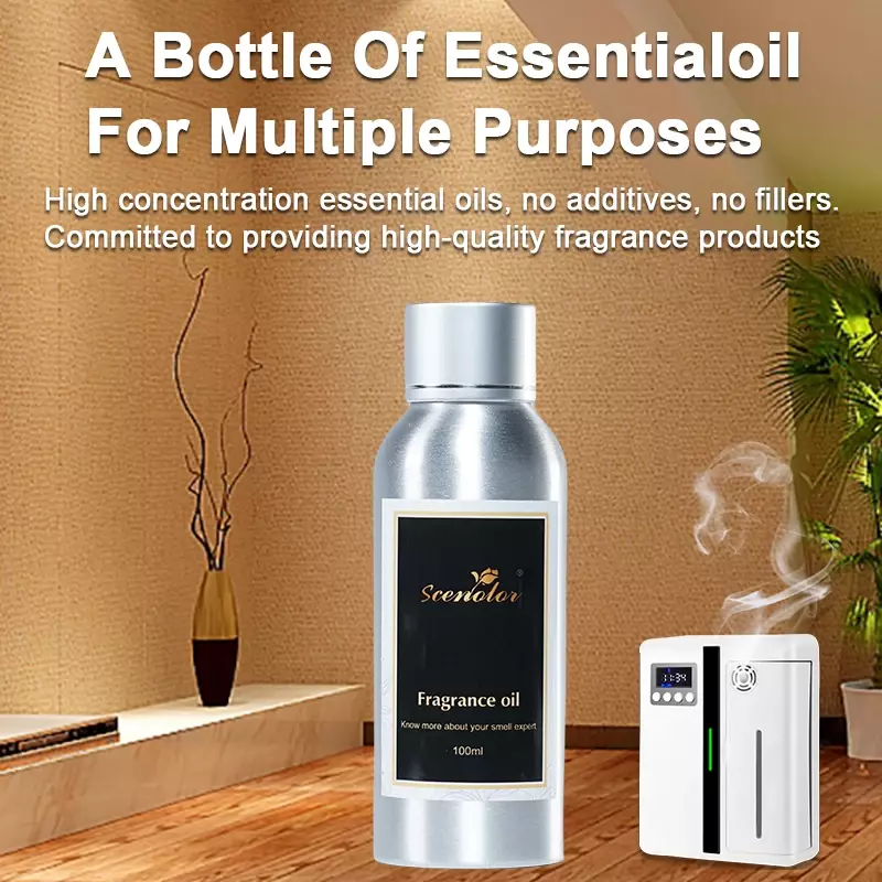 100ML minyak esensial alami murni untuk pelembap udara rumah Hotel penyebar aromatik perangkat aroma DIY sabun lilin minyak wangi parfum