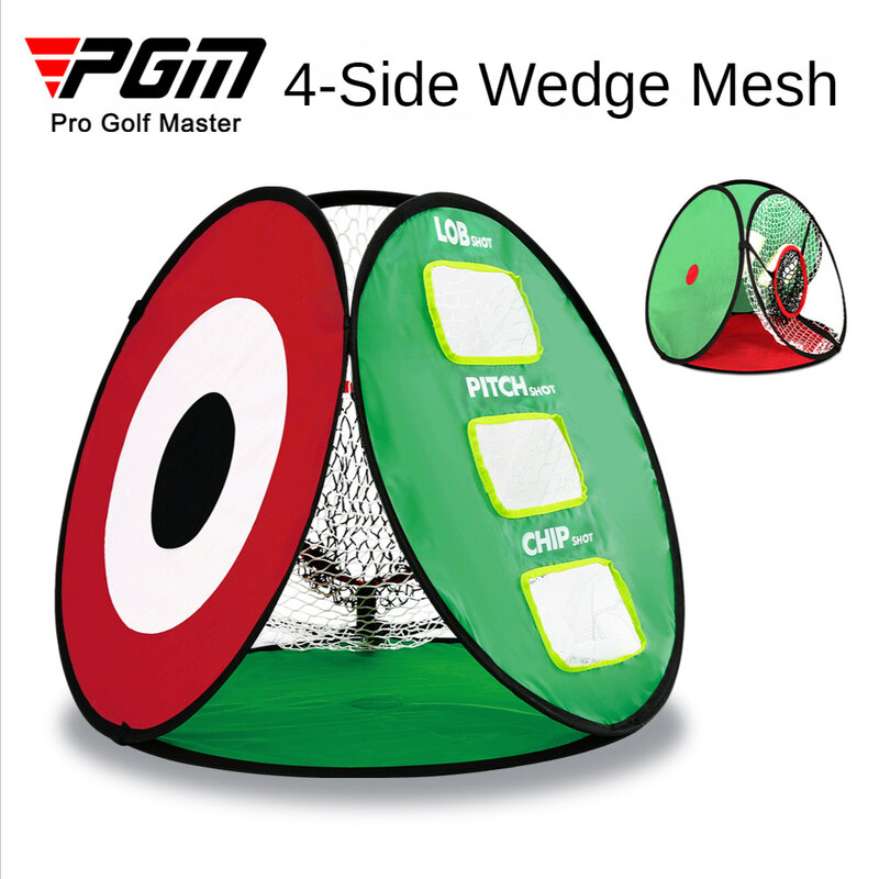 PGM Golf Multi-faceted Chipping Net Multi-target Latihan Dalam Ruangan Portabel dan Dapat Dilipat