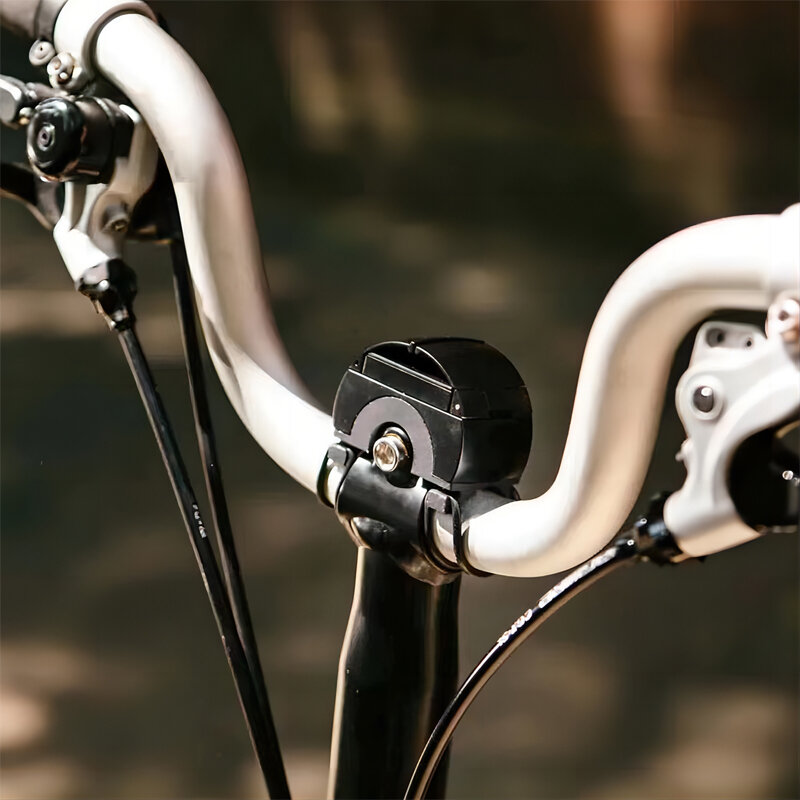 ที่ยึดจักรยานแบบห่วงกลมที่ยึดโทรศัพท์แฮนด์จักรยานเสือภูเขาแฮนด์มือถือมาตรฐานสำหรับมือจับกลมสำหรับ Brompton p/cline