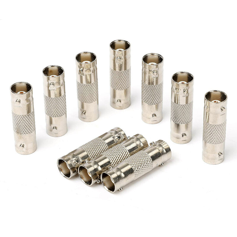 5/10pcs solderless female cctv BNC connector BNC injector for cctv system CCTV Camera Accessories