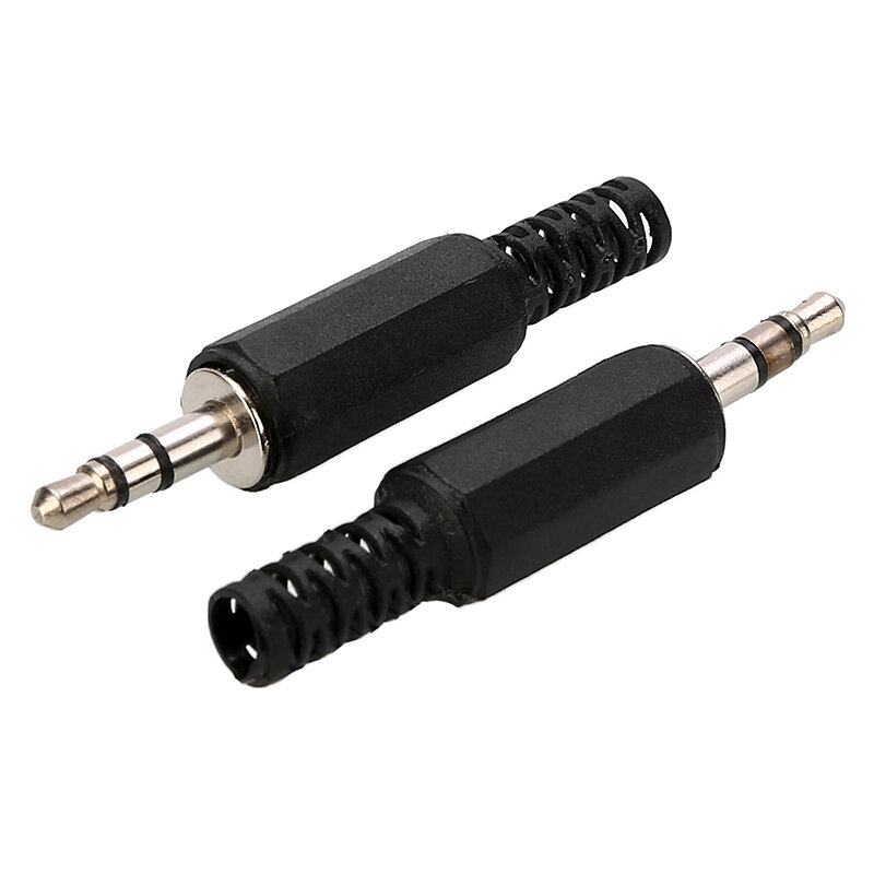 1/5/10pcs 3.5mm Jack Stereo 3 Pole Male Jack for DIY Headset Earphone Used for Repair Earphone Solder Plug Connector Adapter