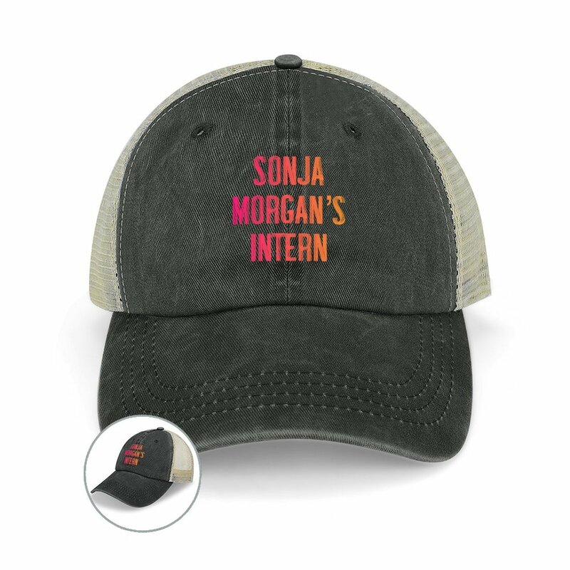 Sonja Morgan's Intern หมวกคาวบอย Intern หมวกสำหรับผู้ชายหมวกกอล์ฟดรอปชิป