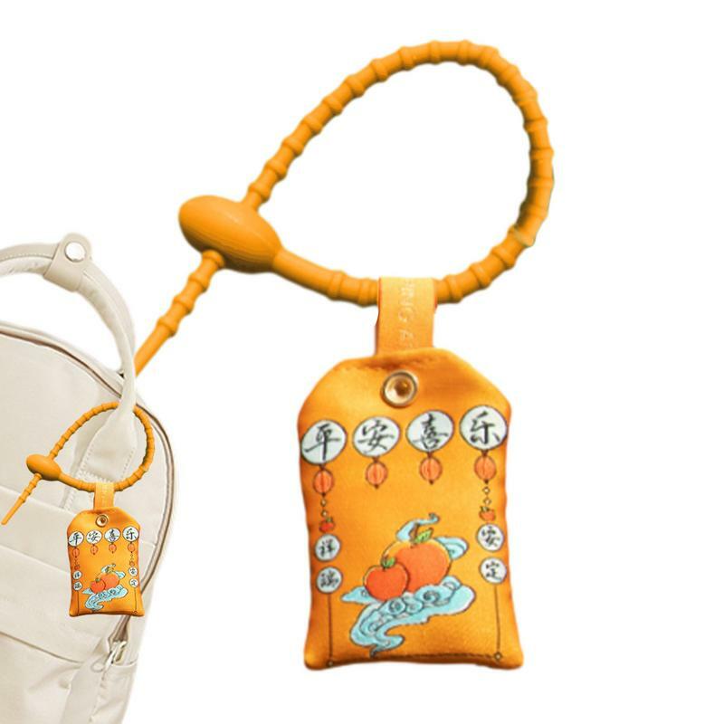 휴대용 중국 향 주머니 가방, 2024 드래곤 패턴, 스트랩이 달린 서랍용 향 주머니, 평화의 상징, 새해 선물