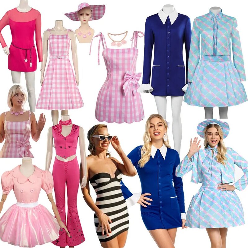 Margot-vestido de princesa para niñas, disfraz de fantasía rosa, traje de Halloween