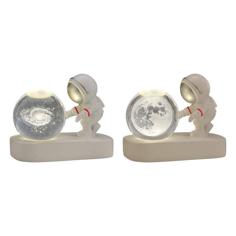 3D Glass Ball Night Light for Kid Ornament Hoilday Gifts Astronomy Night Lamp Table Lamp for Living Room Desktop Home Decoration