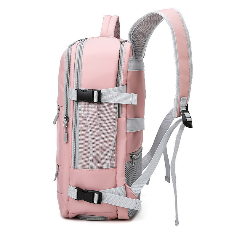 Wielofunkcyjne USB plecak na Laptop z ładowaniem kobiet podróżny plecak wodoodporny antykradzieżowy na co dzień torba na dzień torba biznesowa na bagaż