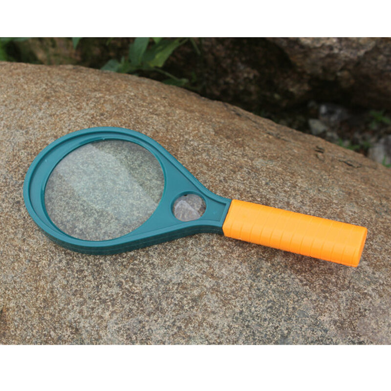 Agnicy Hand-held Magnifying Glass 3X-6X 3x90mm 6x25mm Convenient for Elderly to Read Portable