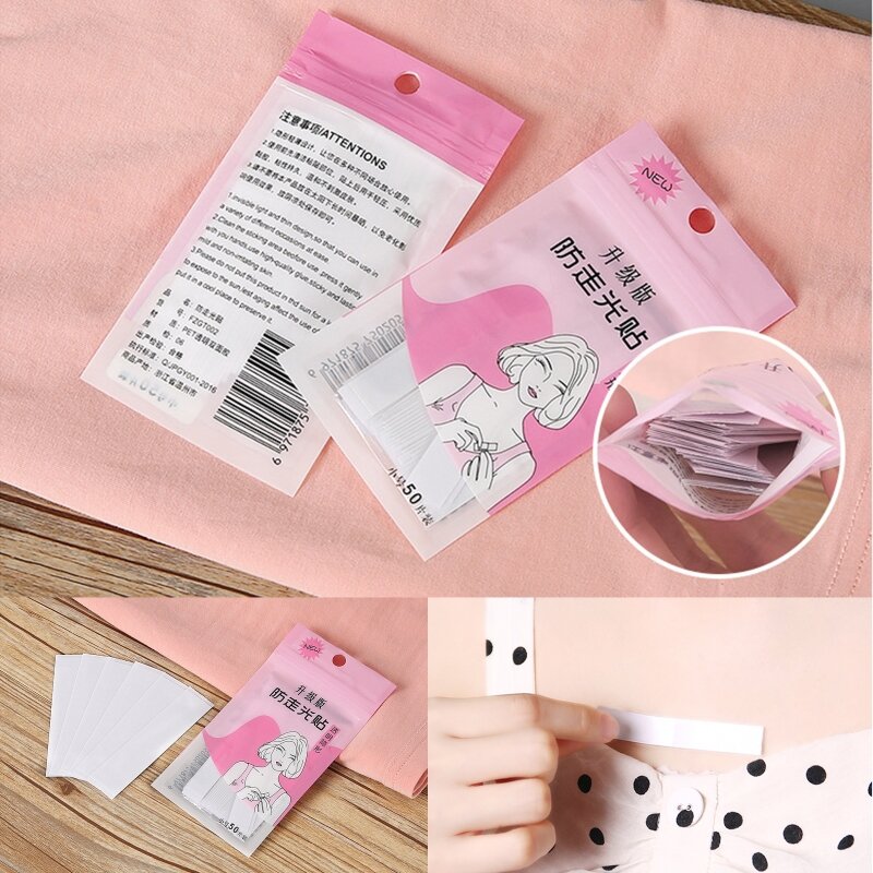 36Pcs/Pack Clear Double Sided Tape for Women Clothes Dress Body Skin Underwear Strap Transparent Self-Adhesive Sticker