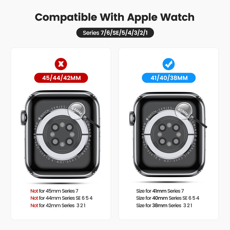 Przezroczysta opaska + etui na zegarek Apple 8 7 6 SE 5 3 2 miękki przezroczysty silikonowy pasek pasek do iwatch 40mm 44mm 42MM 41MM 45MM 38MM