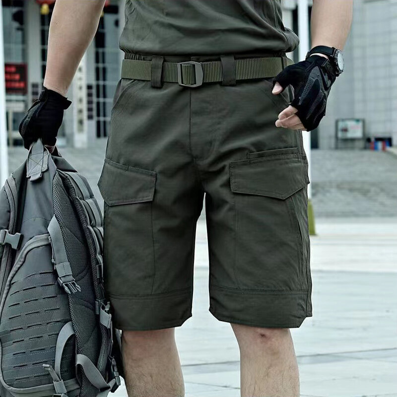 Pantalones cortos de ciclismo para hombre, ropa de bicicleta impermeable, para senderismo, Camping, militar, escalada, Verano