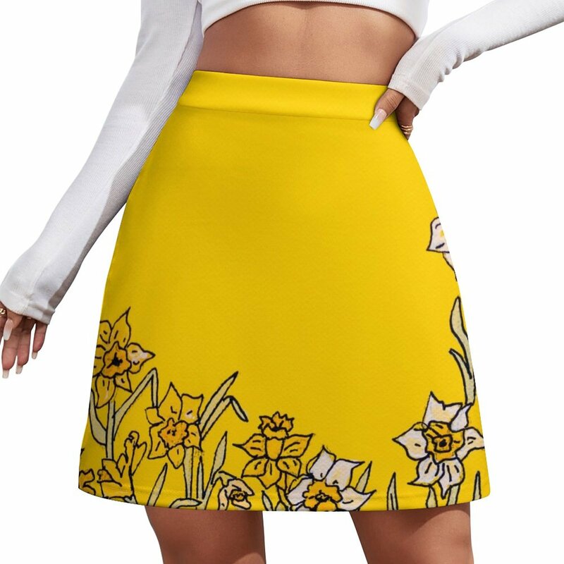 daffodils Mini Skirt clothing women summer 2023 dresses for prom