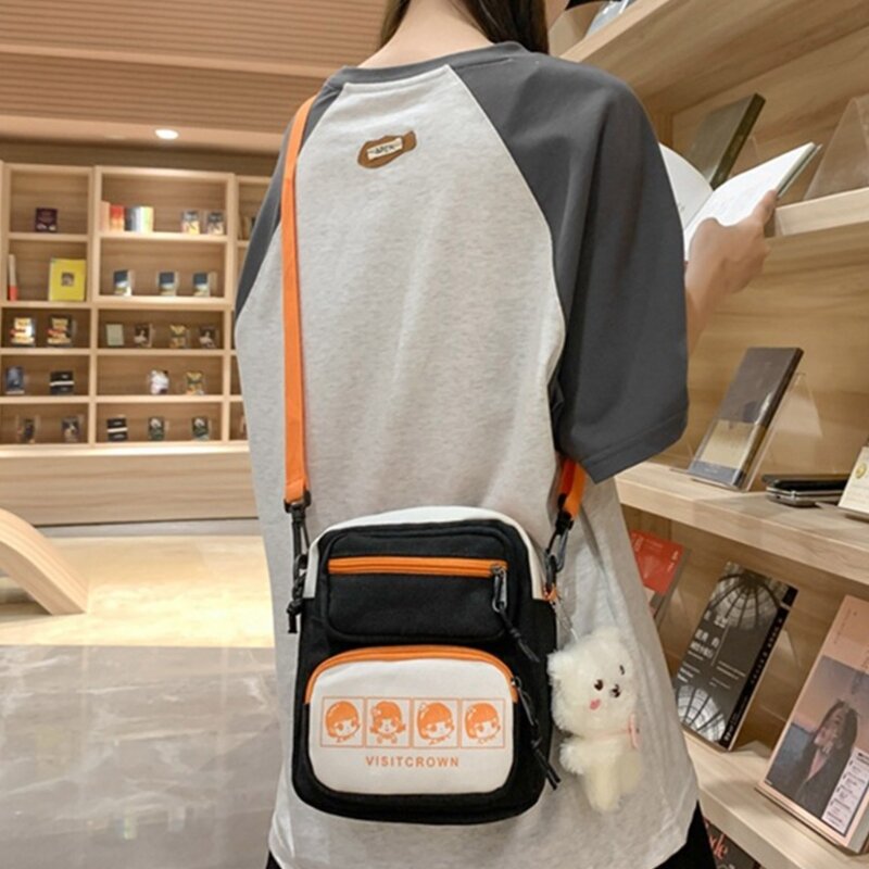 Trendy Canvas Handbag Women's Fashion Shoulder Bag for Everyday Use and Special Occasions 517D