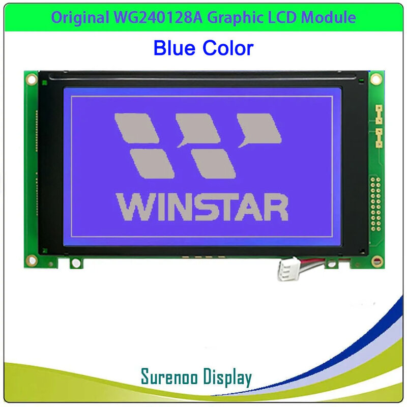 Substituição original winstar wg240128a TLX-1741-C3M NHD-240128WG-ATFH-VZ 240128 240*128 display lcd gráfico módulo painel de tela