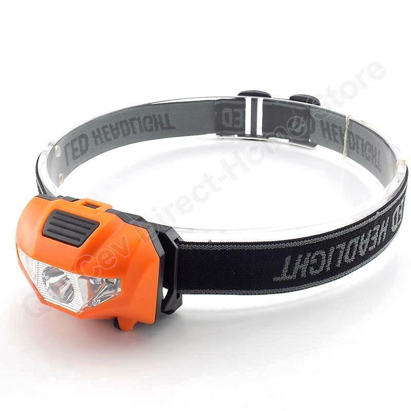 Mini farol LED com bateria AAA, luz principal, lâmpada da tocha, pesca, pequeno brilhante, alta potência, lanterna para camping