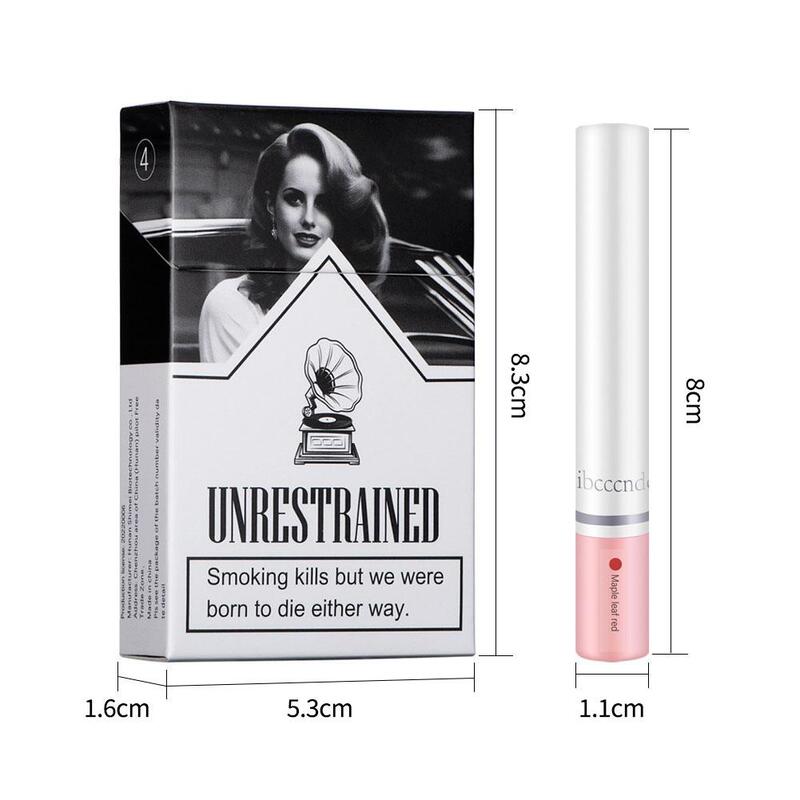 Lana Del Rey 여성용 립스틱 세트, 매트 글로시 튜브 립스틱, 24 시간 지속되는 립 틴트 스테인, 4 색